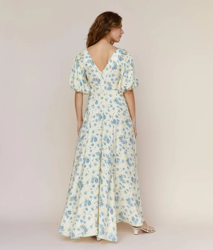 The Honey Dress | Lilies in Bloom Silk