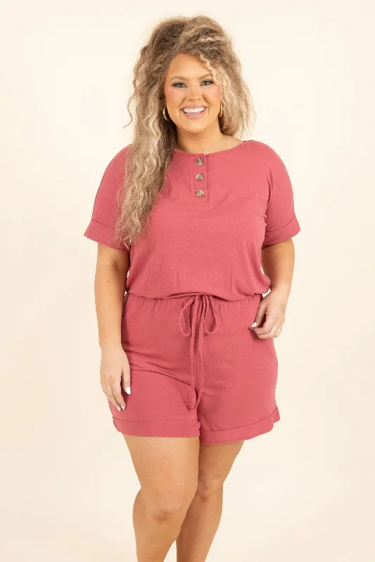 The Best Attitude Romper, Rose