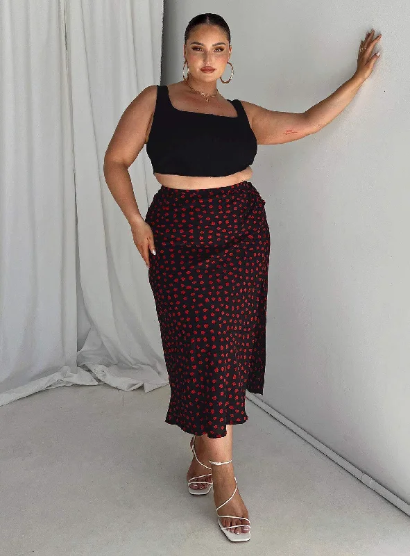 Mabel Midi Skirt Curve