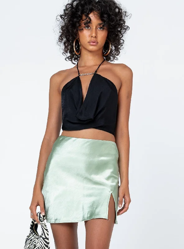 Keelia Mini Skirt Green