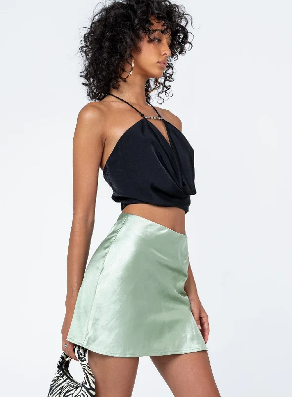 Keelia Mini Skirt Green