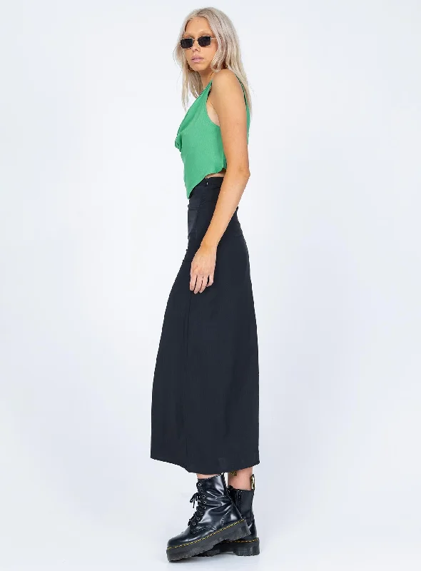 Tollis Midi Skirt Black