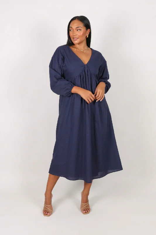 ALESSIA MAXI DRESS NAVY