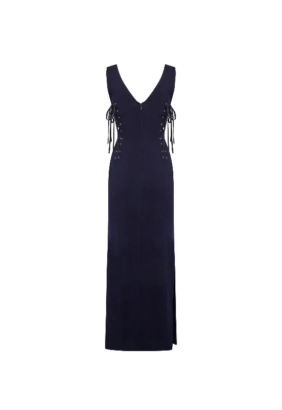 DREAMSCAPE MAXI DRESS - NAVY