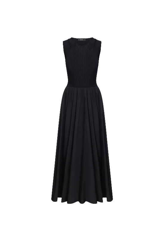 PIROUETTE MAXI DRESS - ONYX