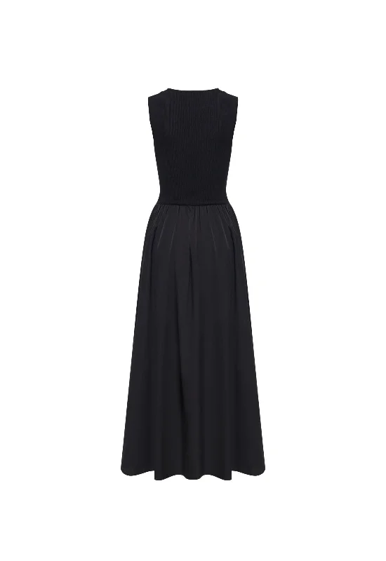 PIROUETTE MAXI DRESS - ONYX