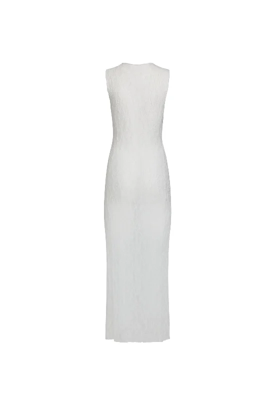 SPELLBINDER MAXI DRESS - PORCELAIN