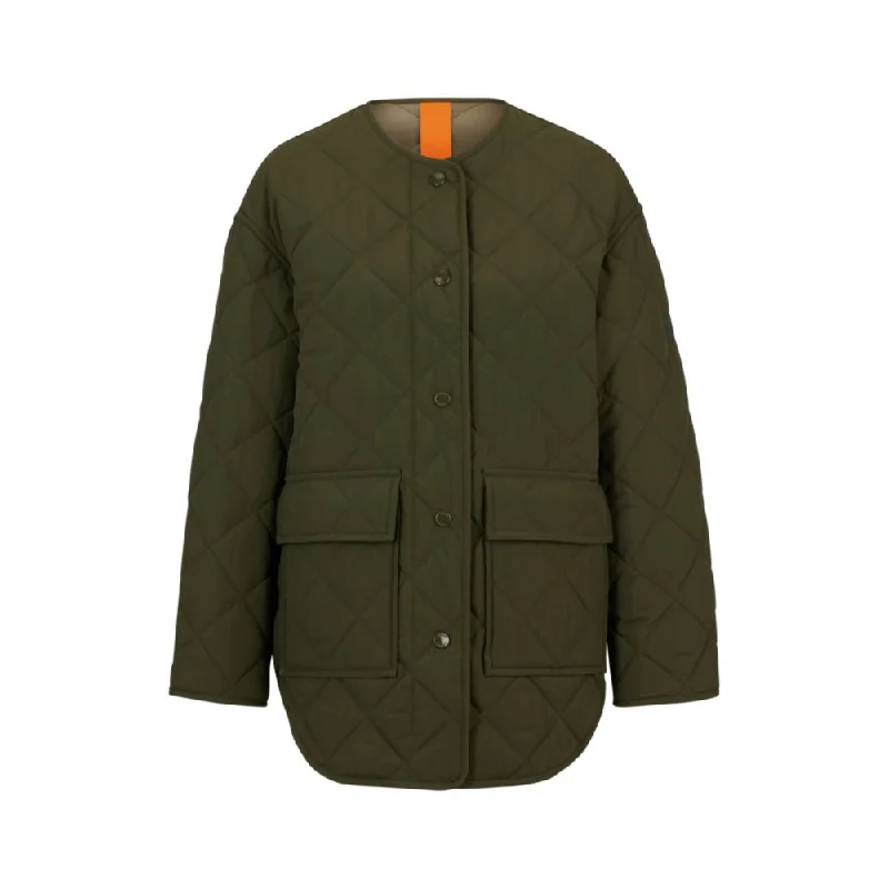 Relaxed-fit water-repellent quilted jacket