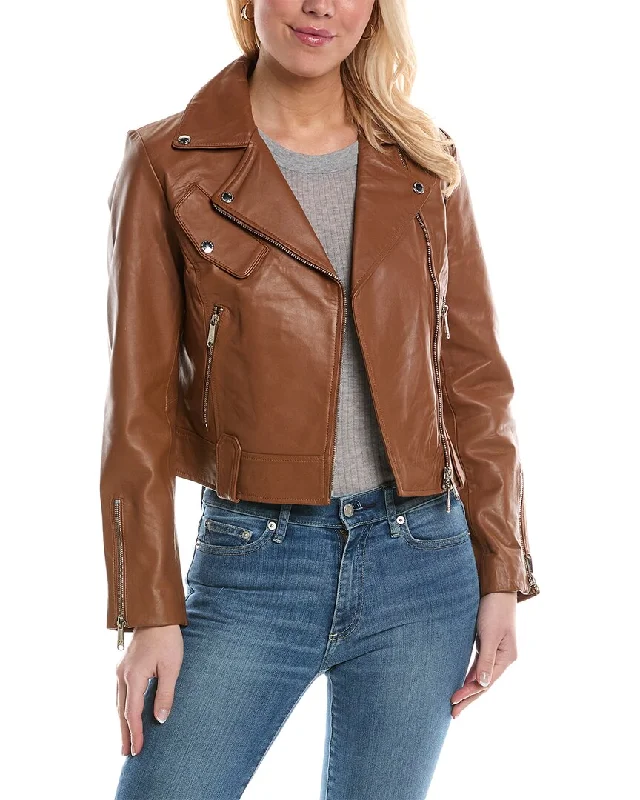 Sam Edelman Leather Moto Jacket