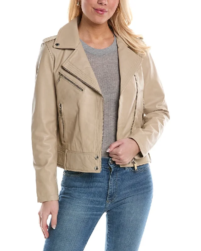 Sam Edelman Leather Moto Jacket