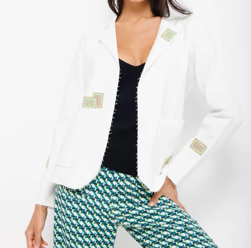 Summer Blazin' Jacket In White