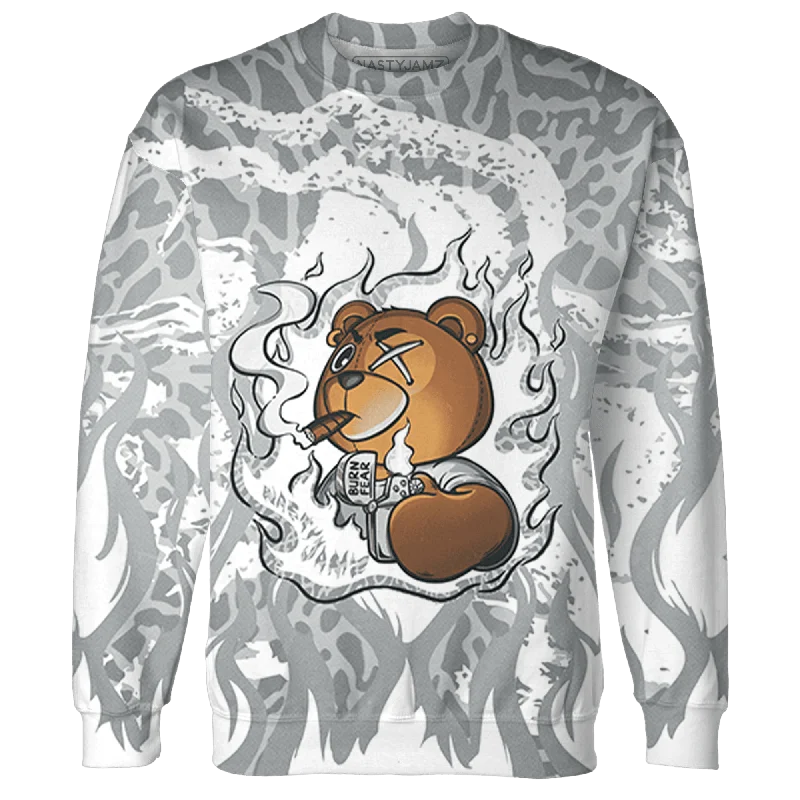 NastyJamz Craft Ivory 3s Sweatshirt Match BER Burn Fear 3D All-Over Print