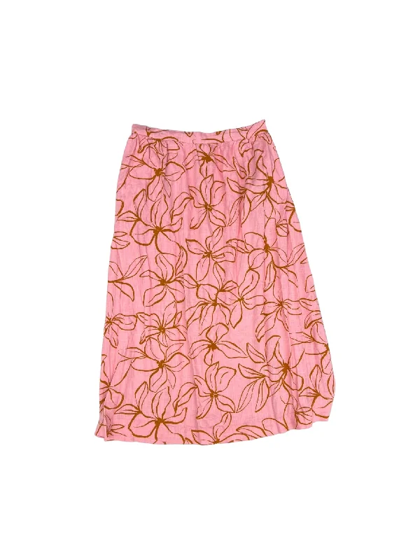 Floral Print Skirt Midi PETAL + PUP, Size Xl