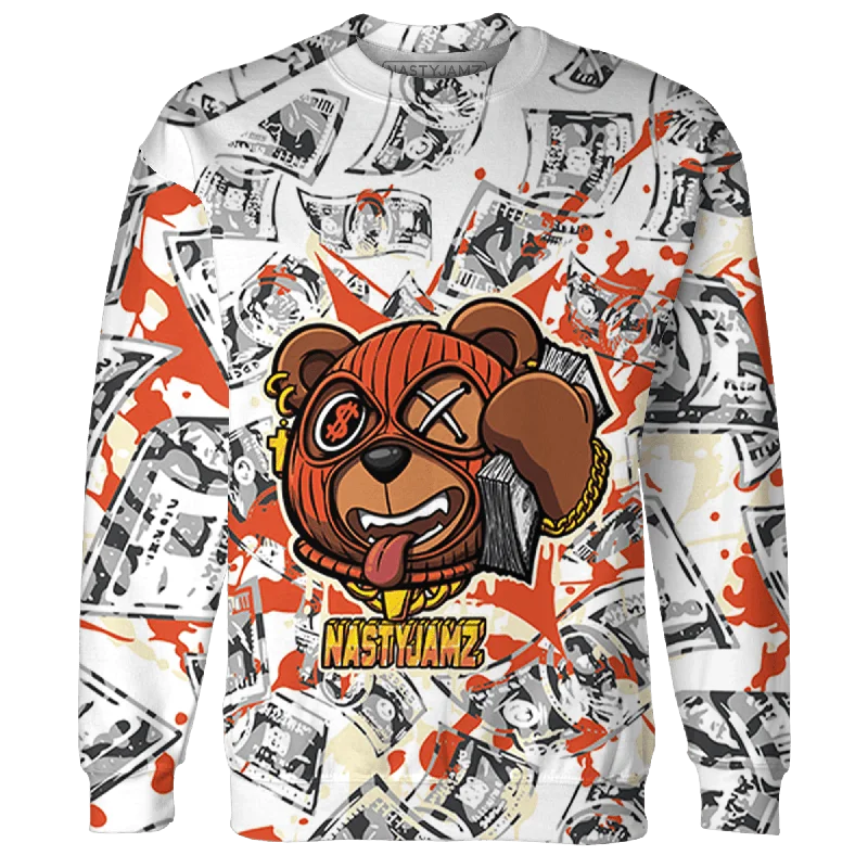 NastyJamz Georgia Peach 3s Sweatshirt Match Money Motive BER 3D All-Over Print