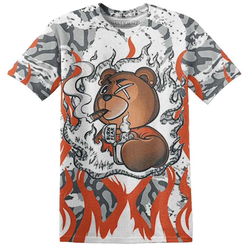 NastyJamz Georgia Peach 3s T Shirt Match BER Burn Fear 3D All-Over Print