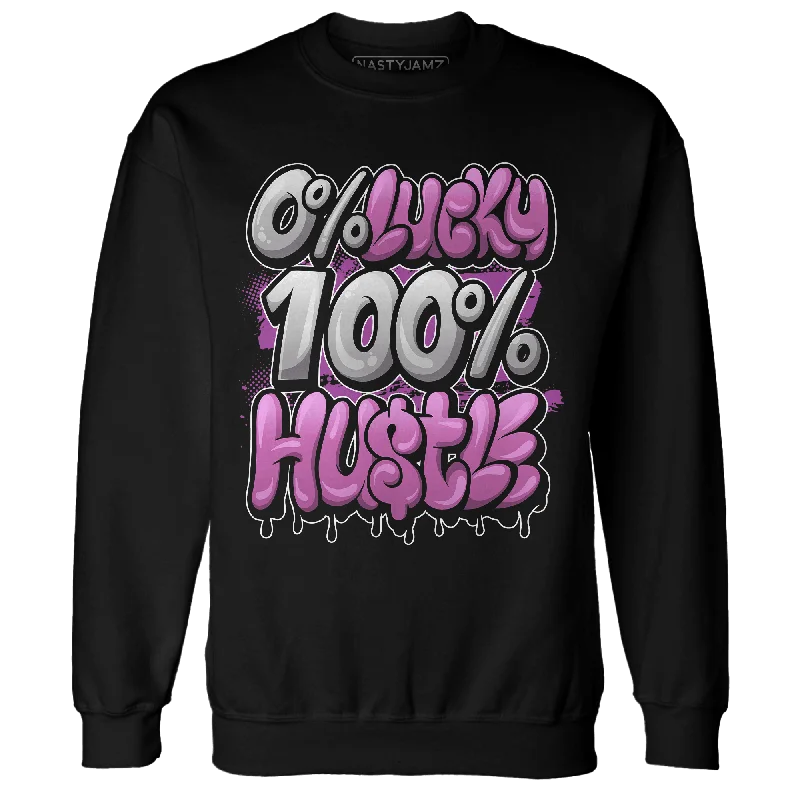 NastyJamz GS Hyper Violet 4s Sweatshirt Match Lucky Hustle