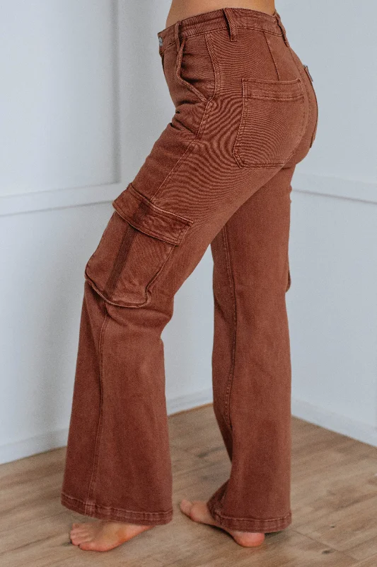 Kalani Risen Cargo Jeans - Espresso