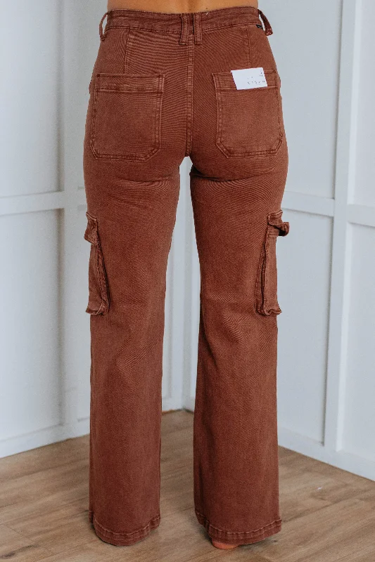 Kalani Risen Cargo Jeans - Espresso