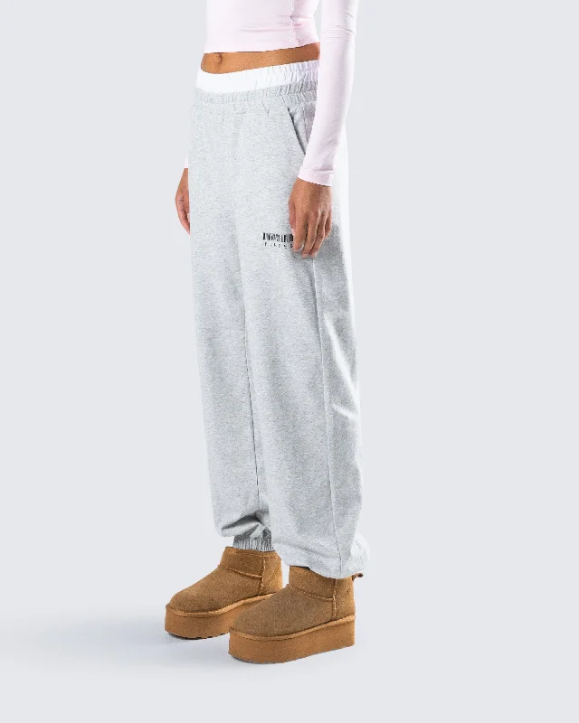 Lila Grey Sweatpant