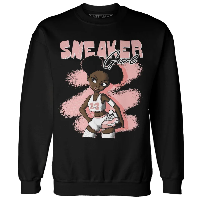 NastyJamz Low Legend Pink 11s Sweatshirt Match Black Sneaker Girl