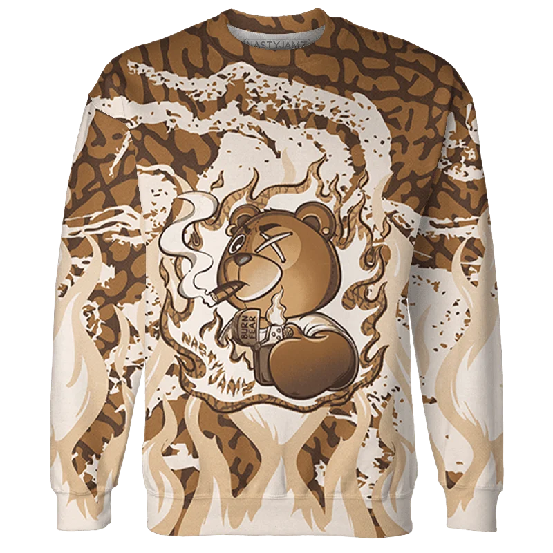 NastyJamz Palomino 3s Sweatshirt Match BER Burn Fear 3D All-Over Print