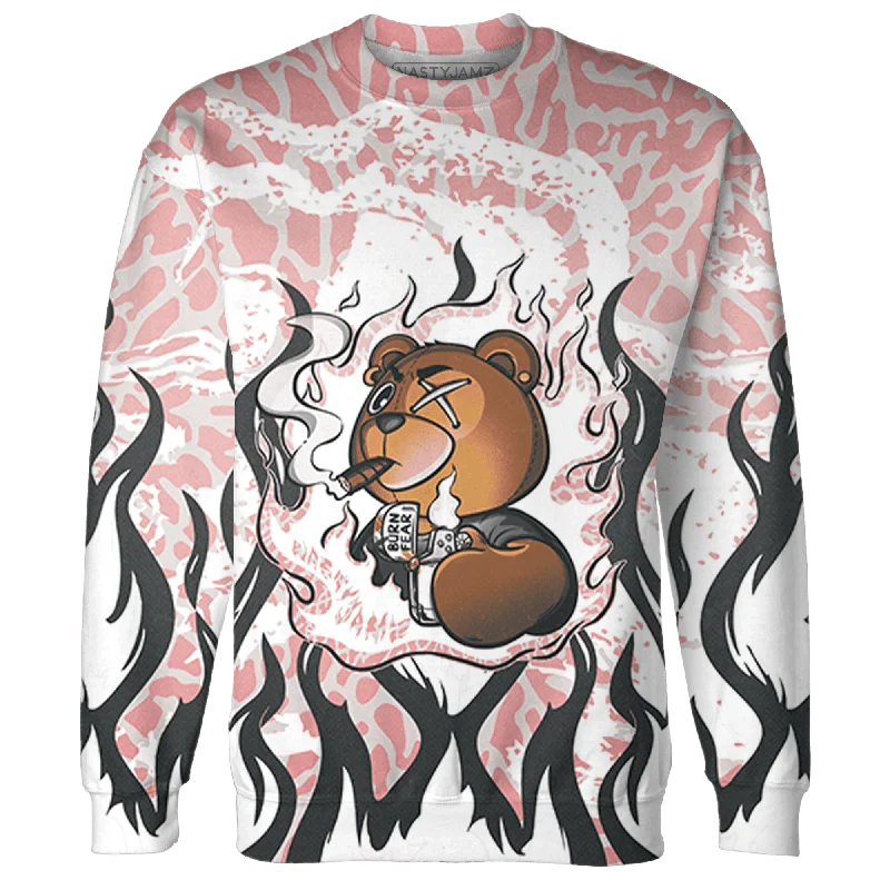 NastyJamz Red Stardust 3s Sweatshirt Match BER Burn Fear 3D All-Over Print