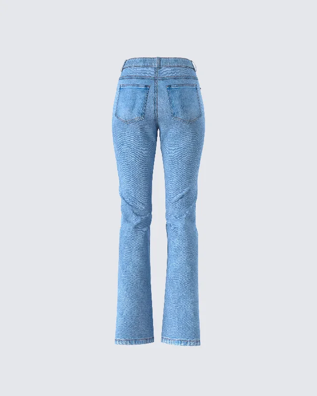 Zosia Blue Denim Ripped Jean