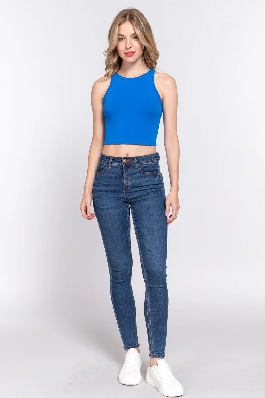 Halter Neck Crop Top