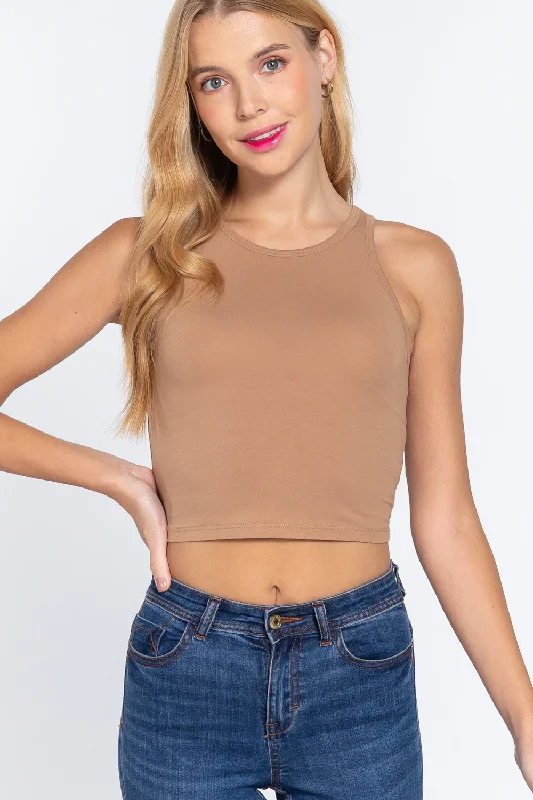 Halter Neck Crop Top