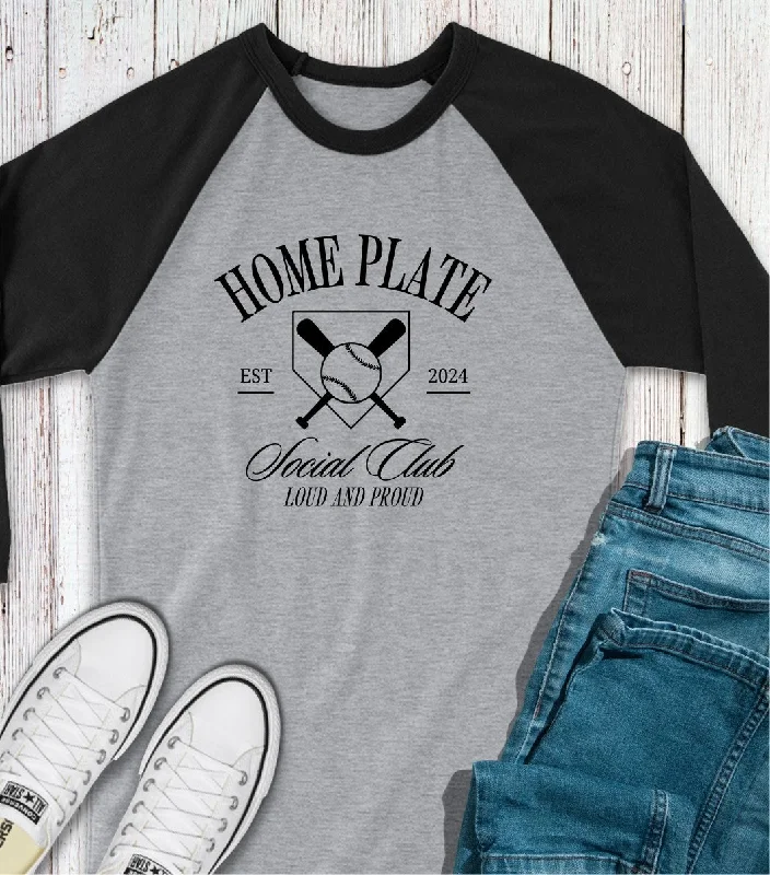 Homeplate Social Club Graphic Raglan