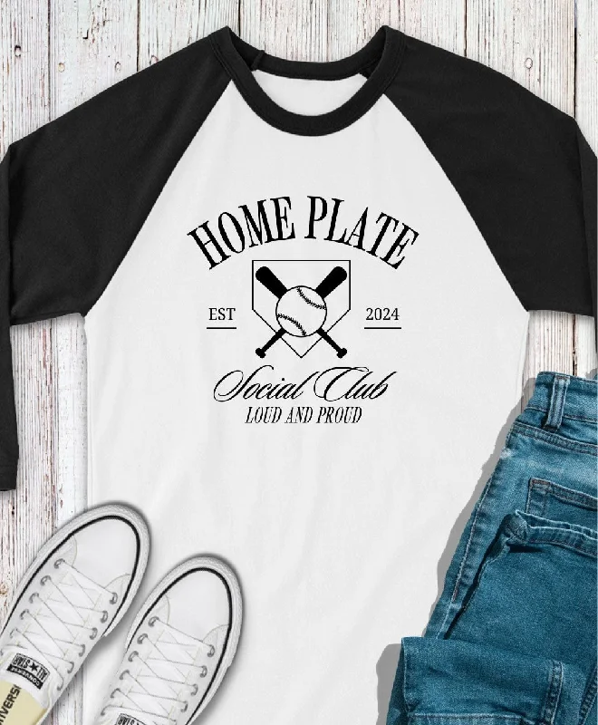 Homeplate Social Club Graphic Raglan