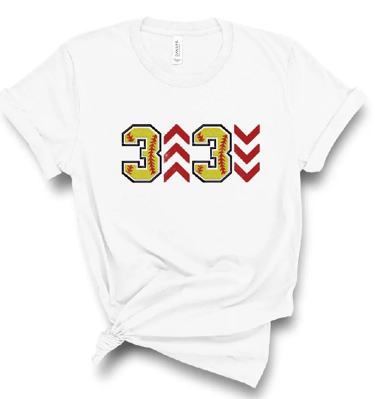 Softball Three Up, Three Down Graphic Tee