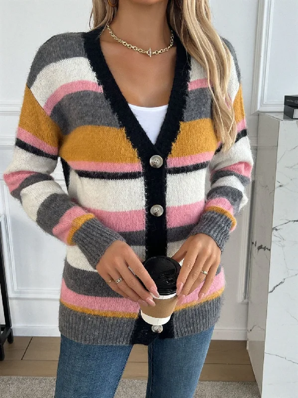 Women's Casual Button Sweater Cardigan