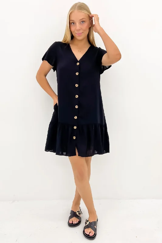 Kayla Mini Dress Black