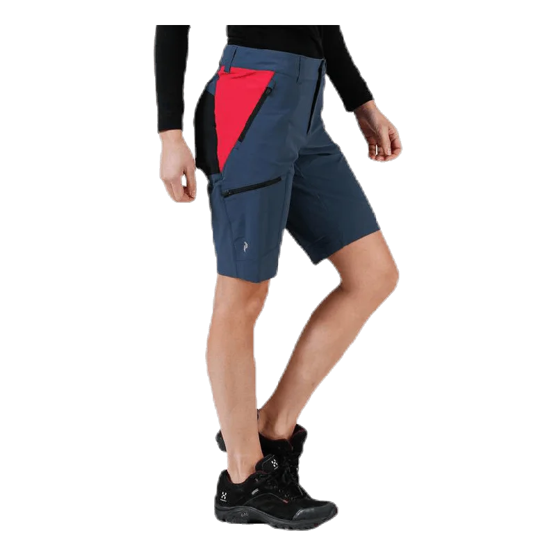 Light Softshell Carbon Shorts Blue