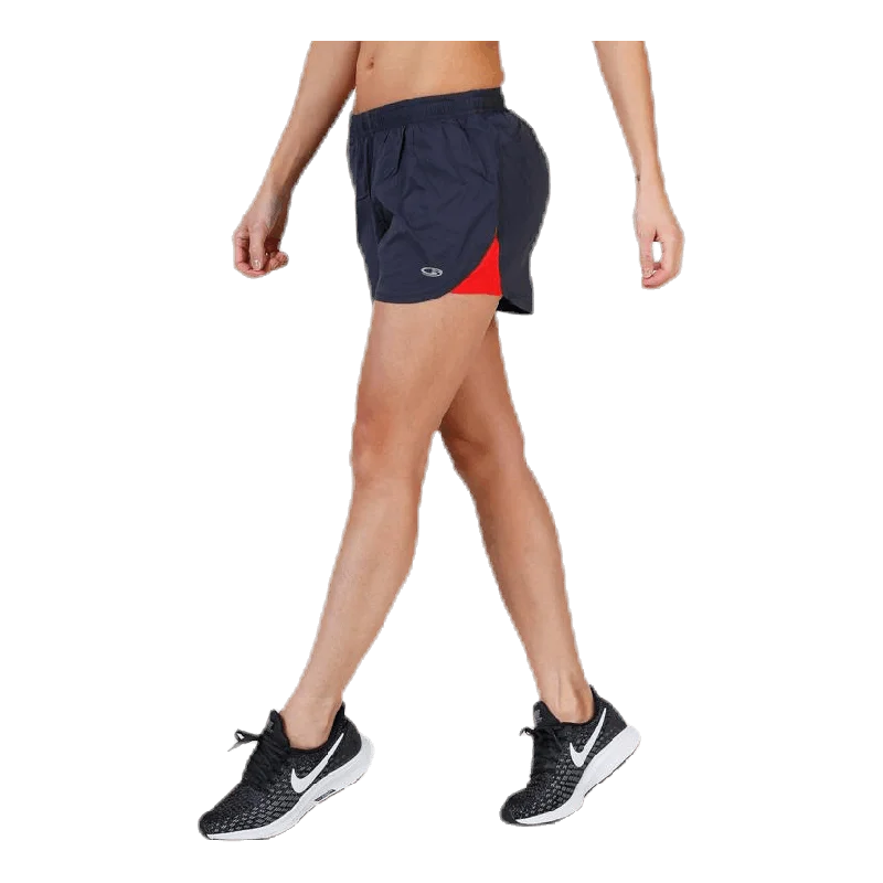 Impulse Running Shorts Grey/Red