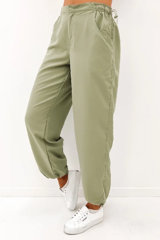 Alexis Parachute Pant Sage