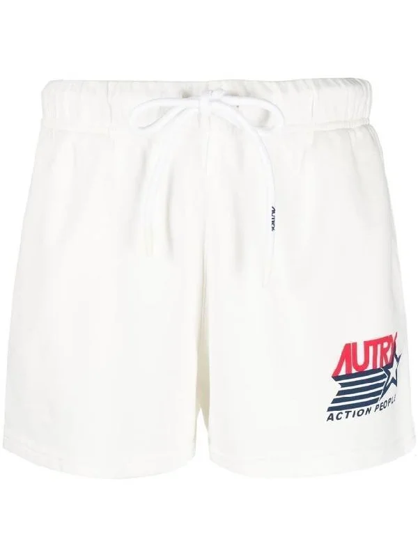 Women's Iconic Logo Action Shorts White