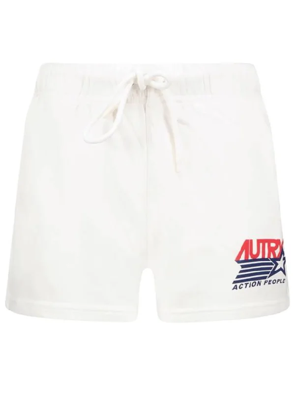 Women's Iconic Logo Action Shorts White