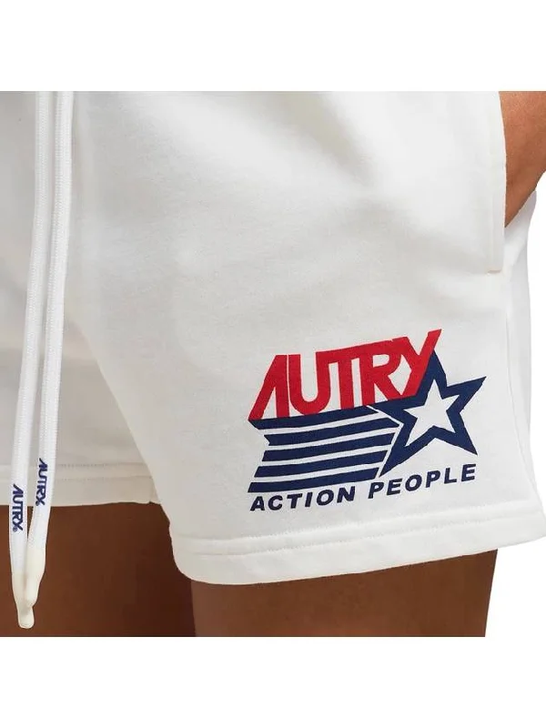 Women's Iconic Logo Action Shorts White