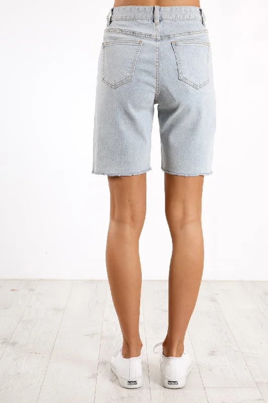 Cassie Denim Short Light Blue