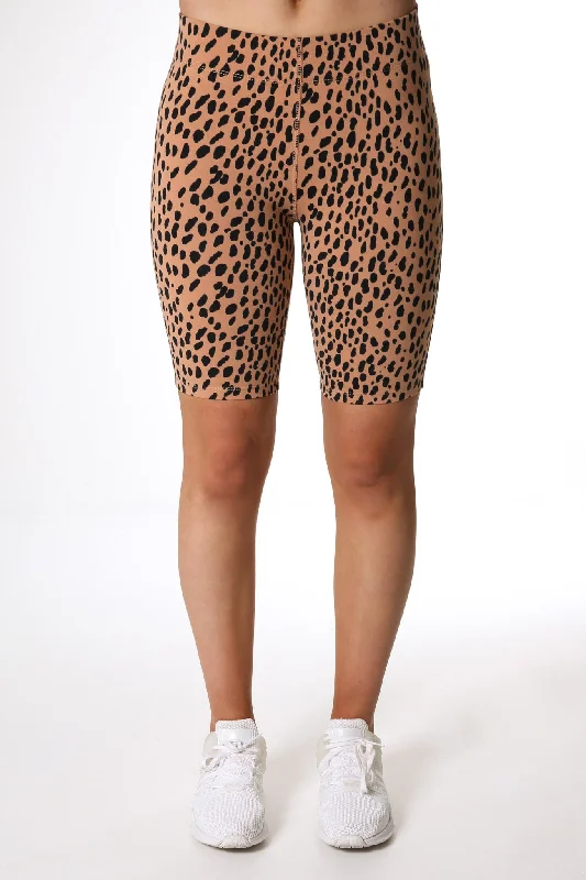 Luna Bike Short Toffee Leopard