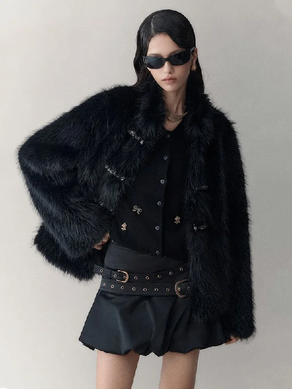 Luxury Fluffy High-End Fur Jacket