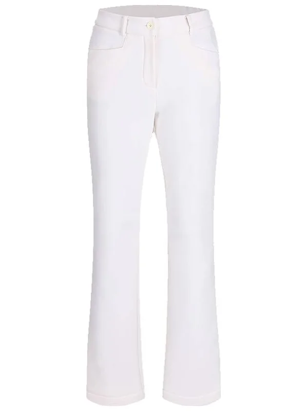 extra warm winter pantswhite winter brushed pants