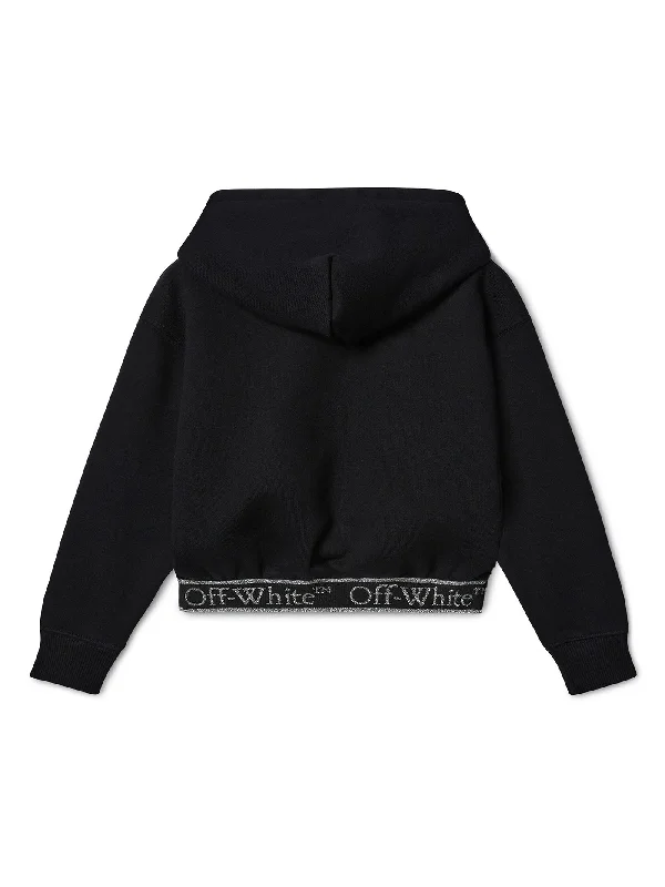 Sweatshirt in black cotton