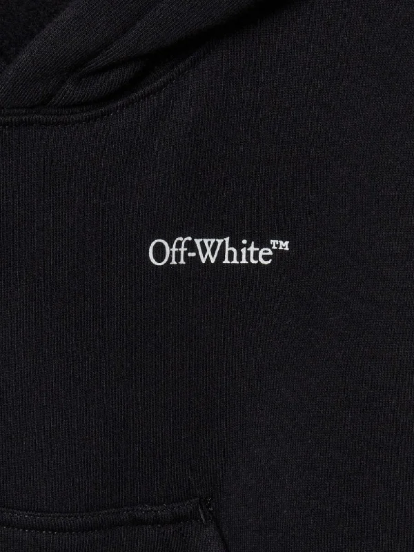 Sweatshirt in black cotton