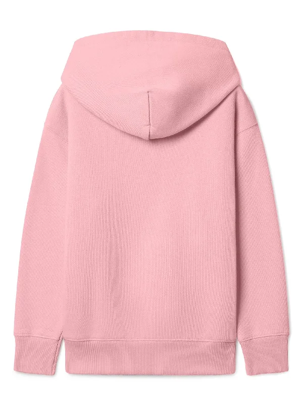 Sweatshirt in rose-pink cotton