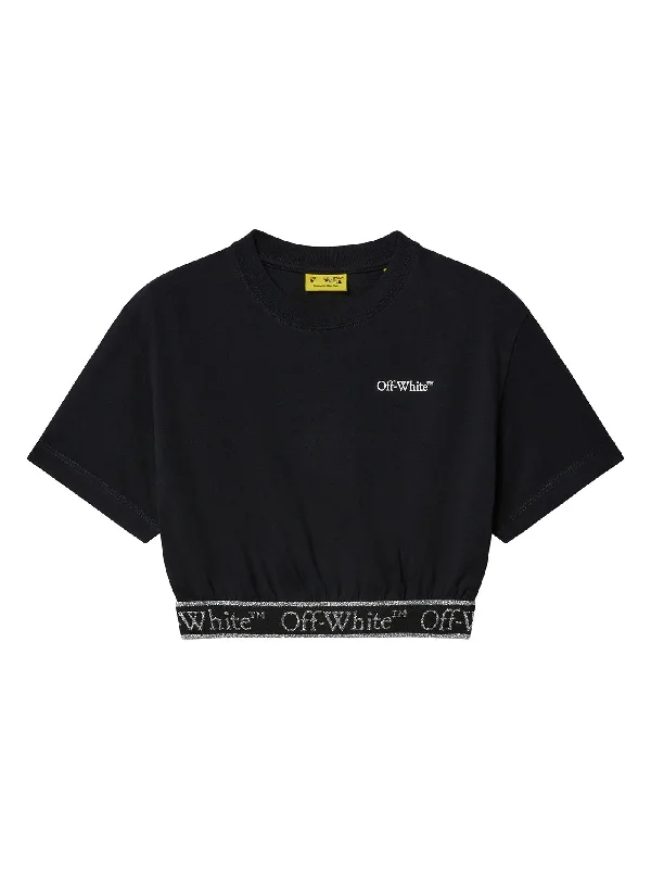 T-Shirt in black cotton