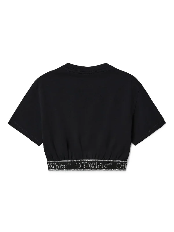 T-Shirt in black cotton