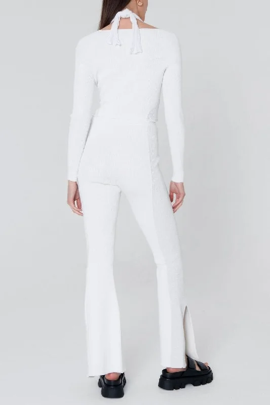 SEVEN WHITE FLARE PANTS